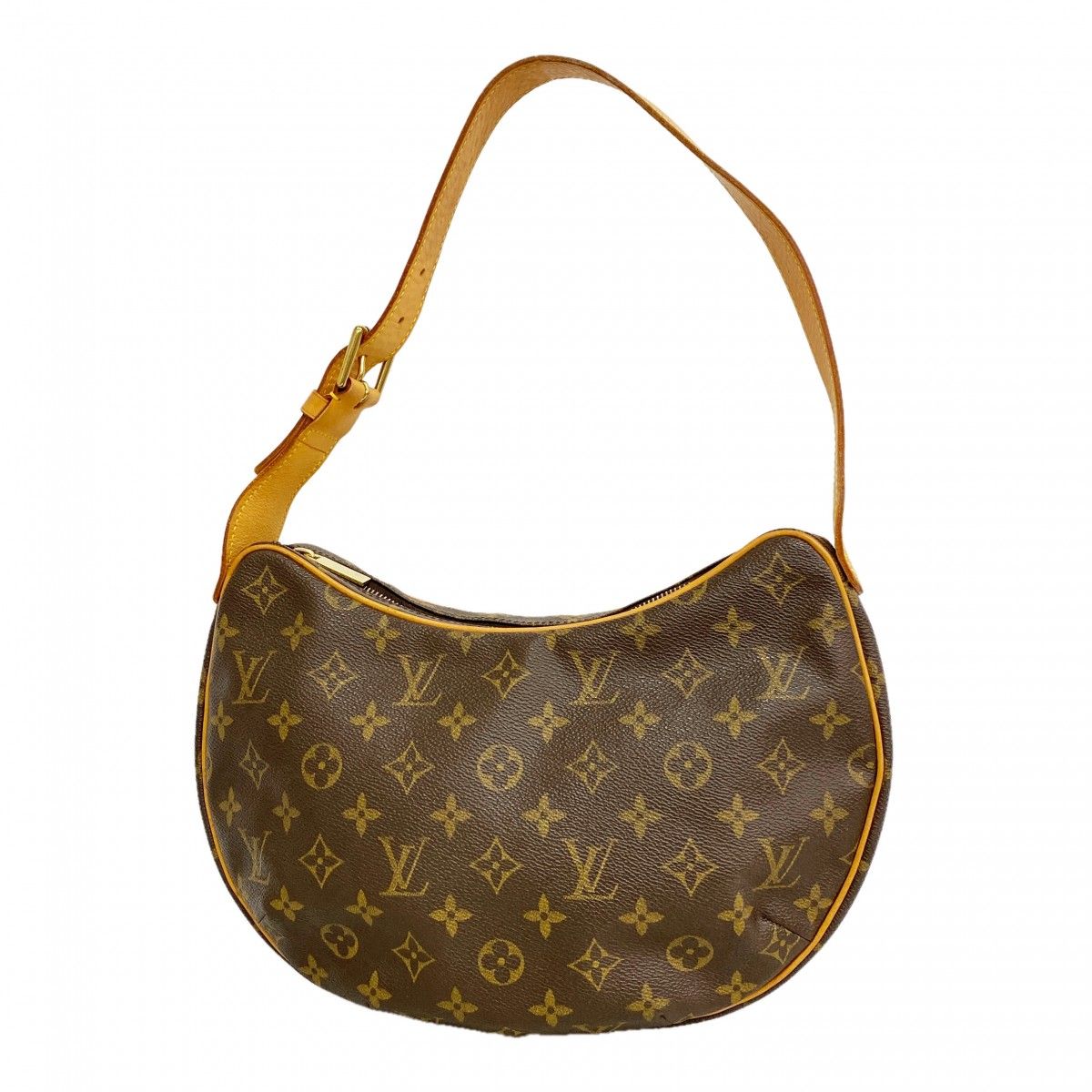 Louis Vuitton Shoulder Bag Monogram Croissant MM Brown