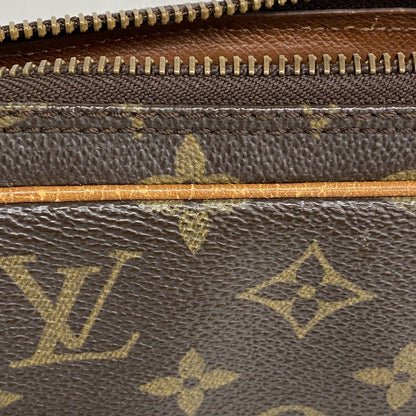 Louis Vuitton Clutch Monogram Marly Dragonne PM Brown — view 7