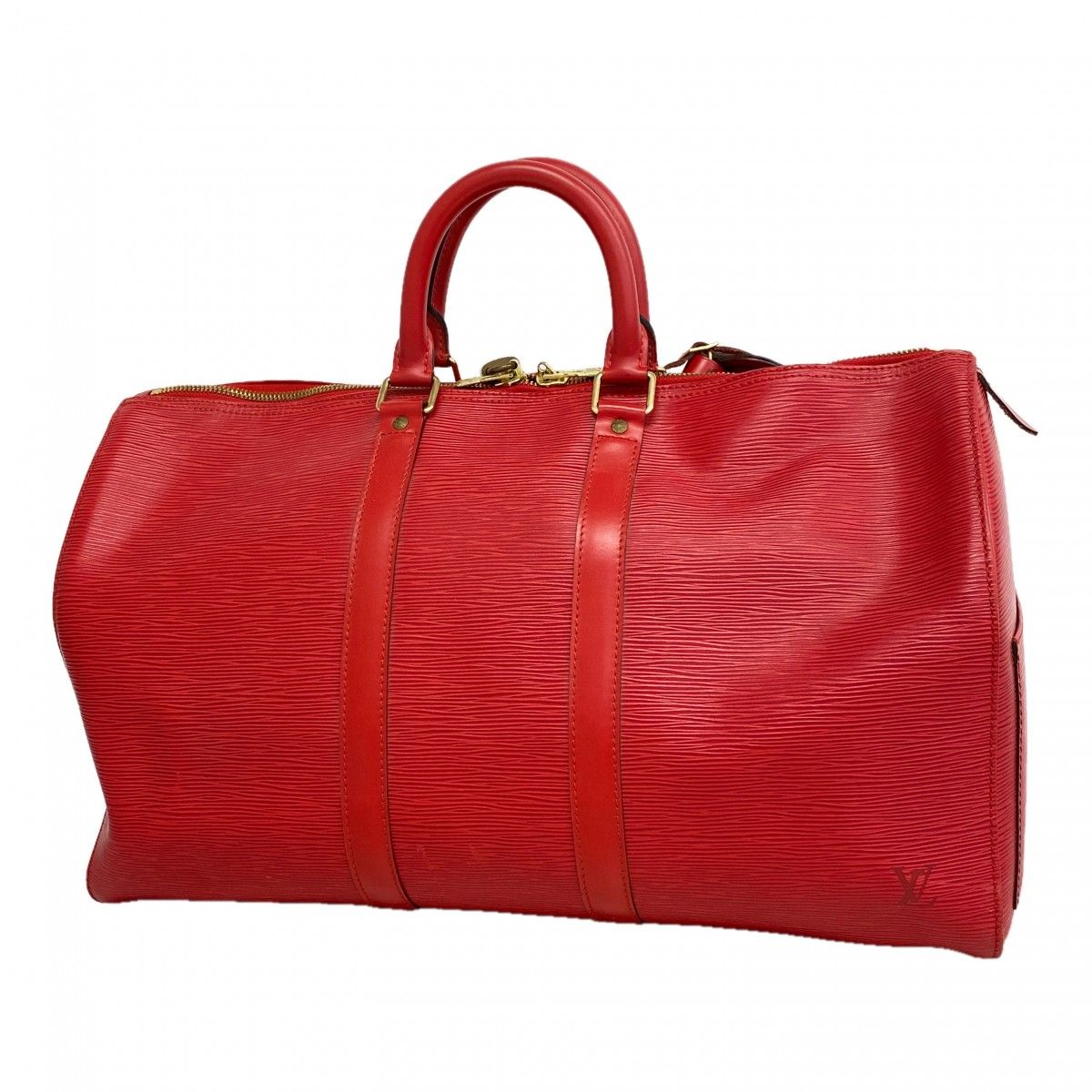 Louis Vuitton Boston Bag Epi Keepall 45 Castilian