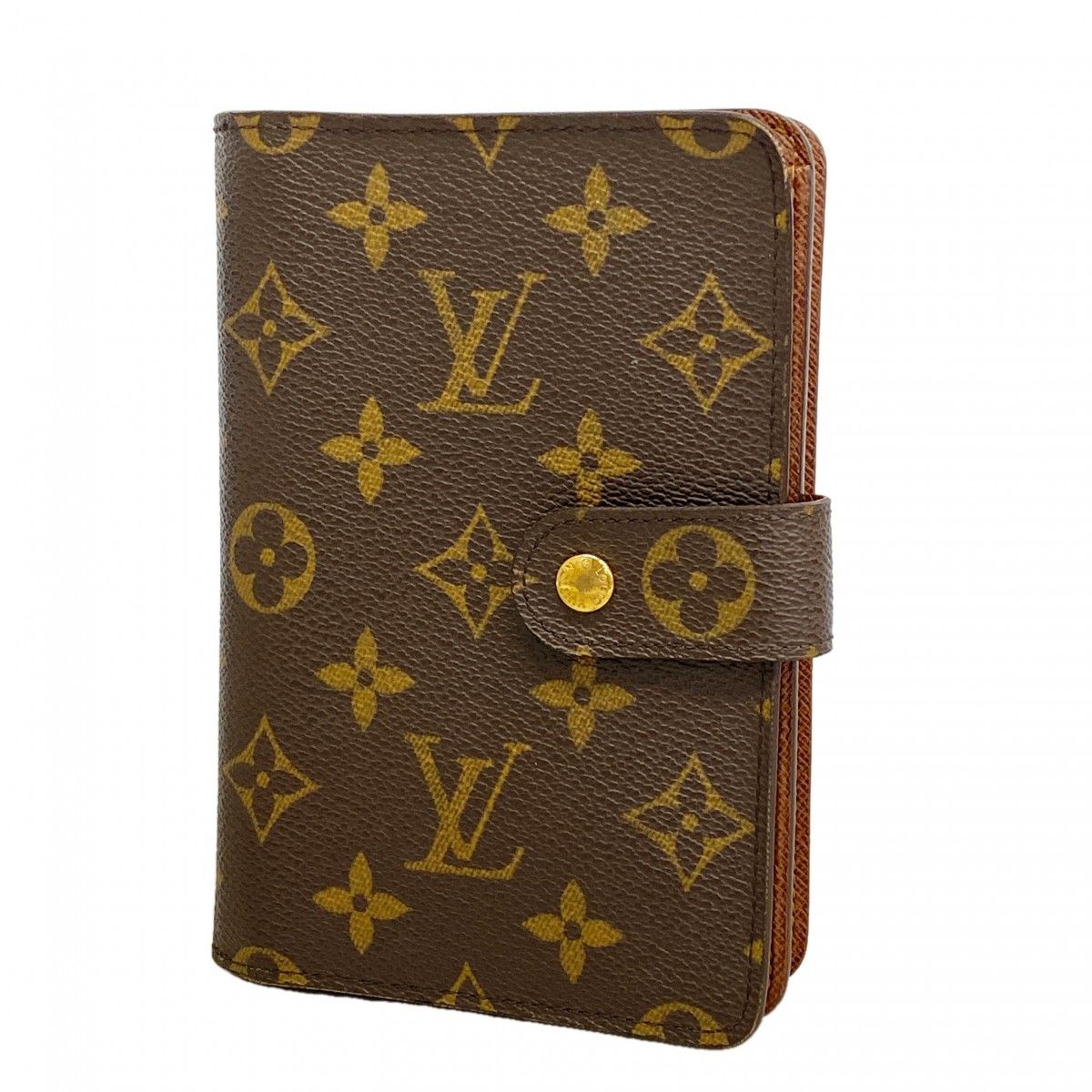 Louis Vuitton Wallet Monogram Porte Papier Zip Brown