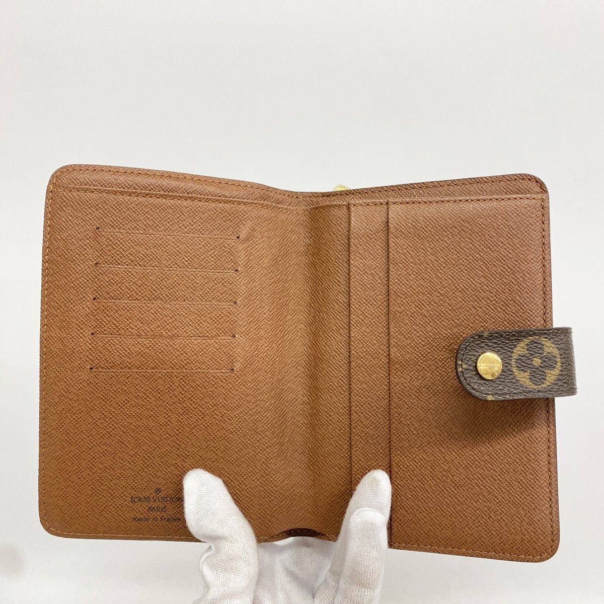Louis Vuitton Wallet Monogram Porte Papier Zip Brown — view 3