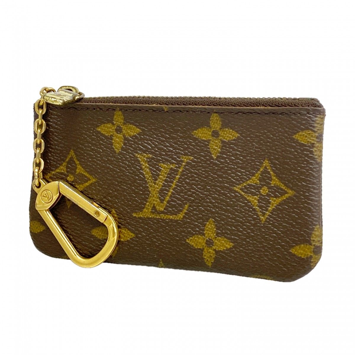 Louis Vuitton Coin Case Monogram Pochette Cles Brown
