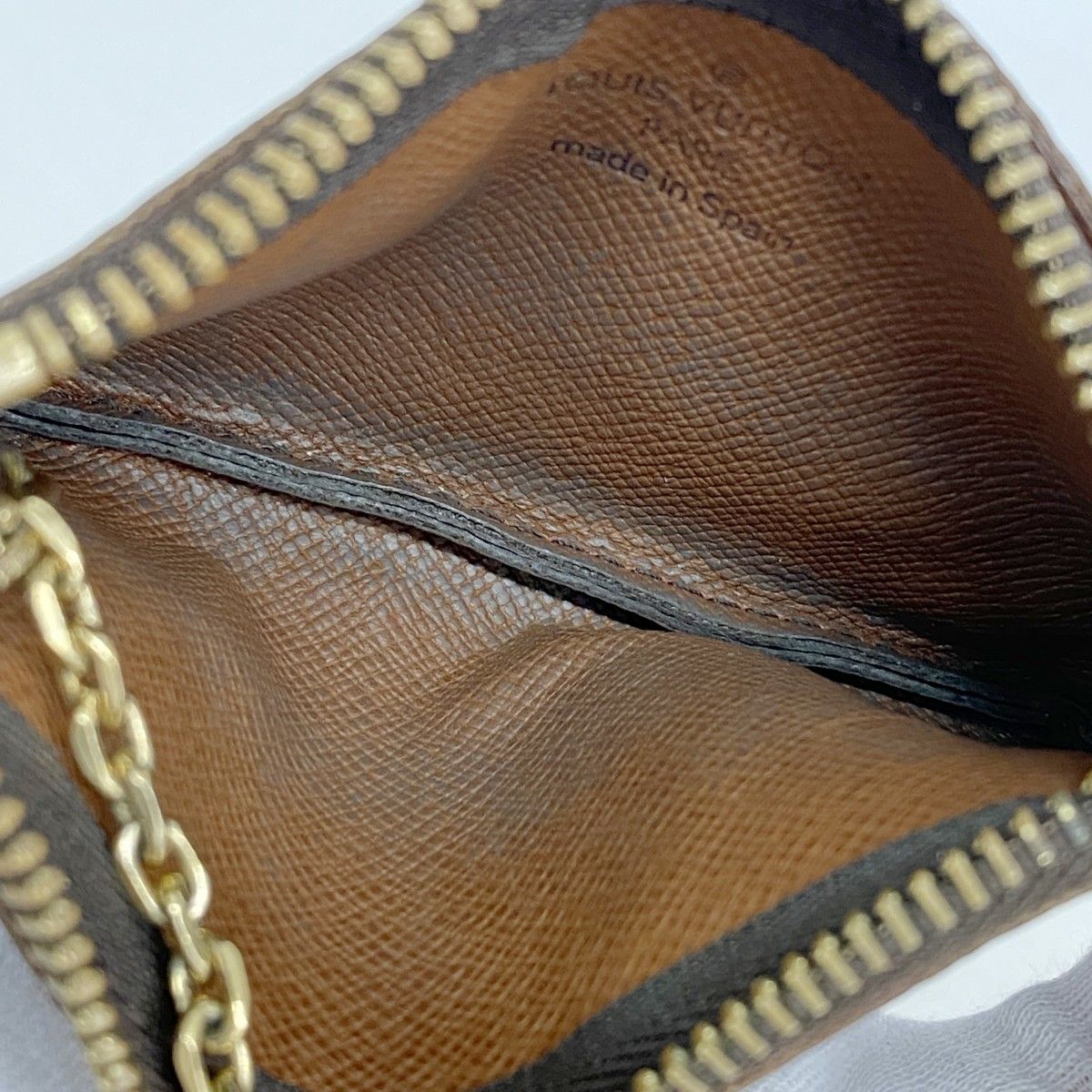 Louis Vuitton Coin Case Monogram Pochette Cles Brown — view 3