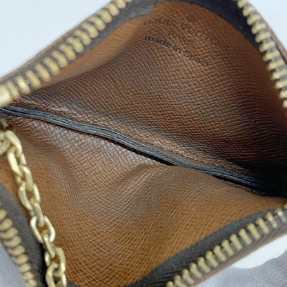 Louis Vuitton Coin Case Monogram Pochette Cles Brown — view 3