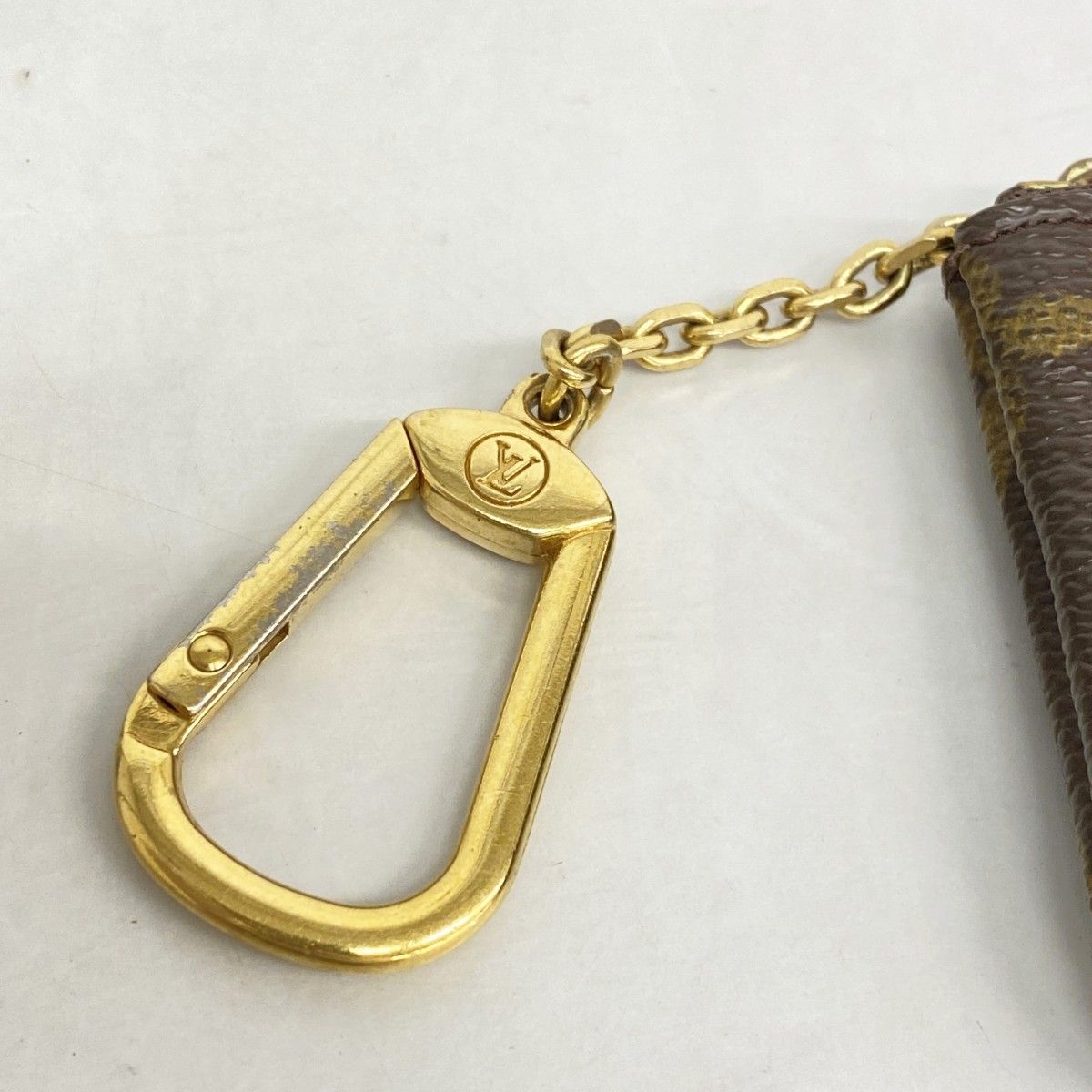 Louis Vuitton Coin Case Monogram Pochette Cles Brown — view 7