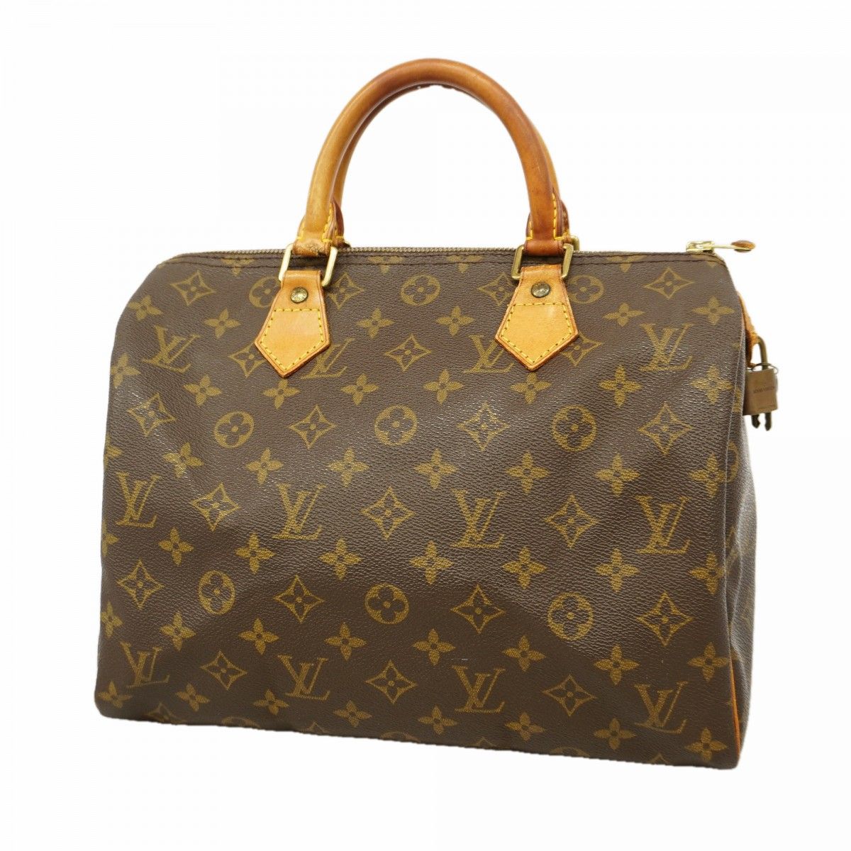 Louis Vuitton Handbag Monogram Speedy 30 Brown