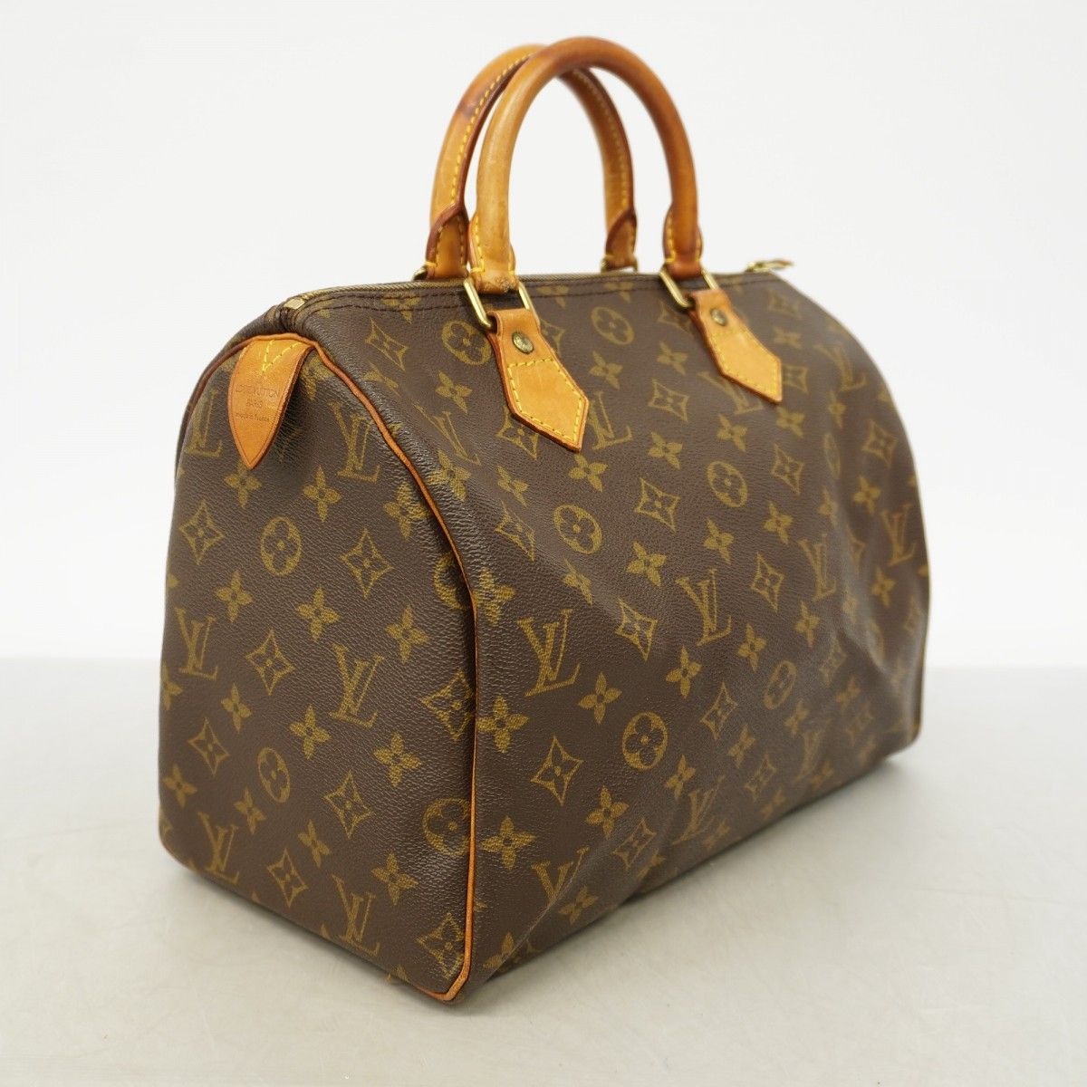 Louis Vuitton Handbag Monogram Speedy 30 Brown — view 2