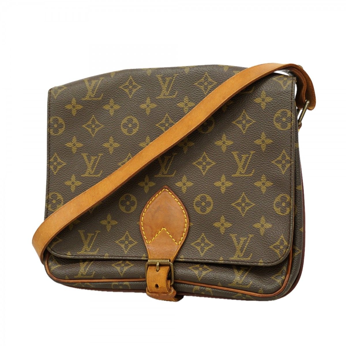 Louis Vuitton Shoulder Bag Monogram GM Brown