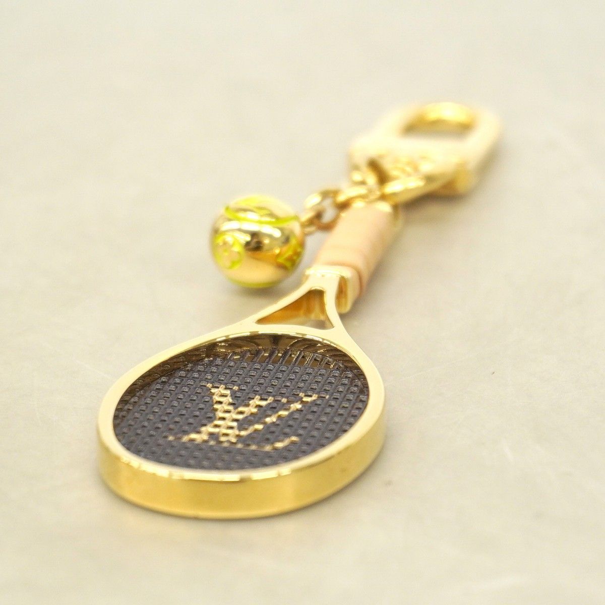 Louis Vuitton Key Holder Charm Bijou Sac LV Gold Black Cles Dies — view 2