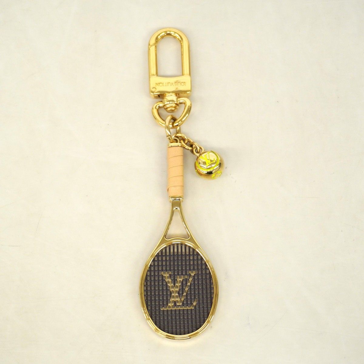 Louis Vuitton Key Holder Charm Bijou Sac LV Gold Black Cles Dies — view 5