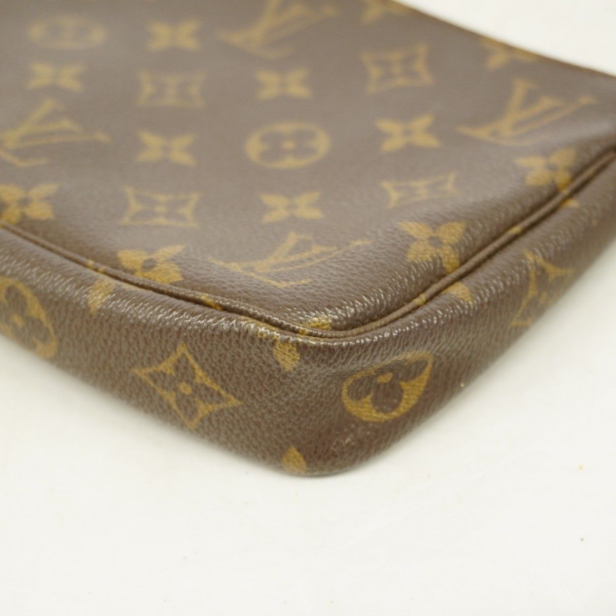 Louis Vuitton Pouch Monogram Pochette Soir Brown — view 6