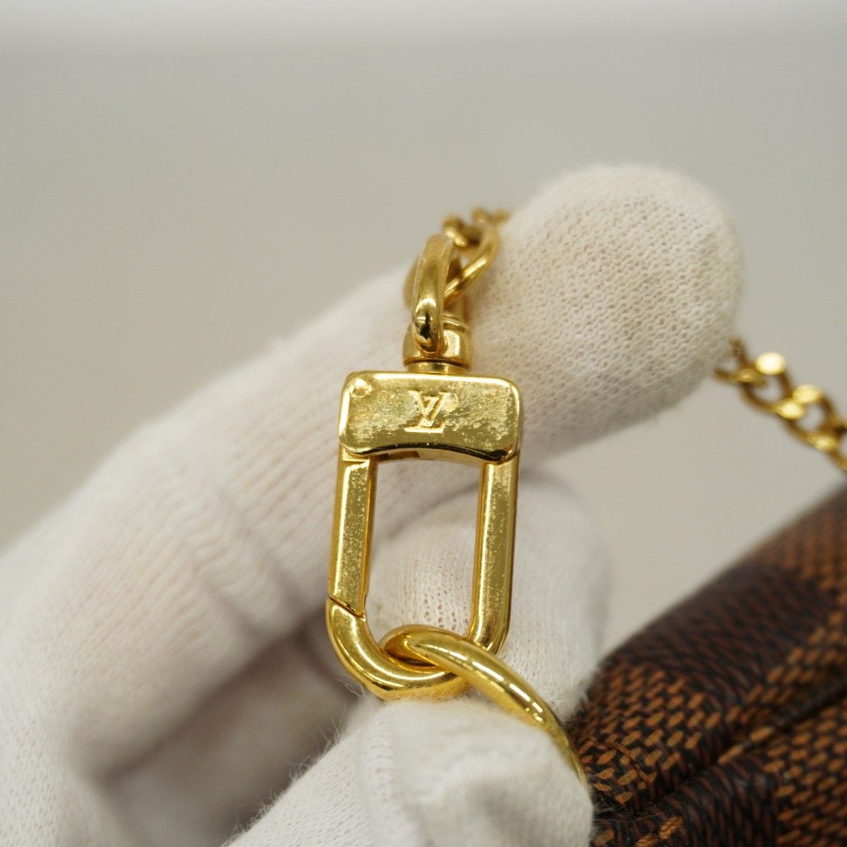 Louis Vuitton Pouch Damier Minipochette Soir Ebenuladies — view 6