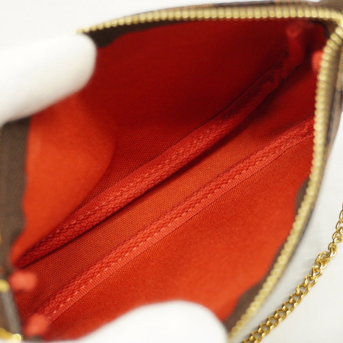 Louis Vuitton Pouch Damier Minipochette Soir Ebenuladies — view 4
