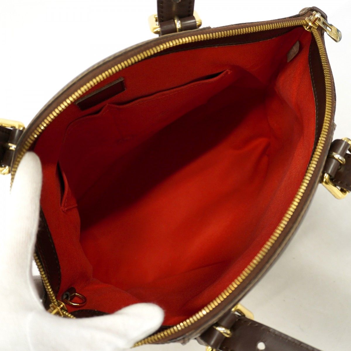 Louis Vuitton Handbag Damier MM Ebenuladies — view 4