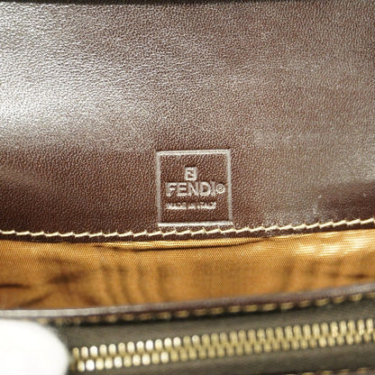 Fendi Wallet Zucca Nylon Canvas Brown Gold — view 5