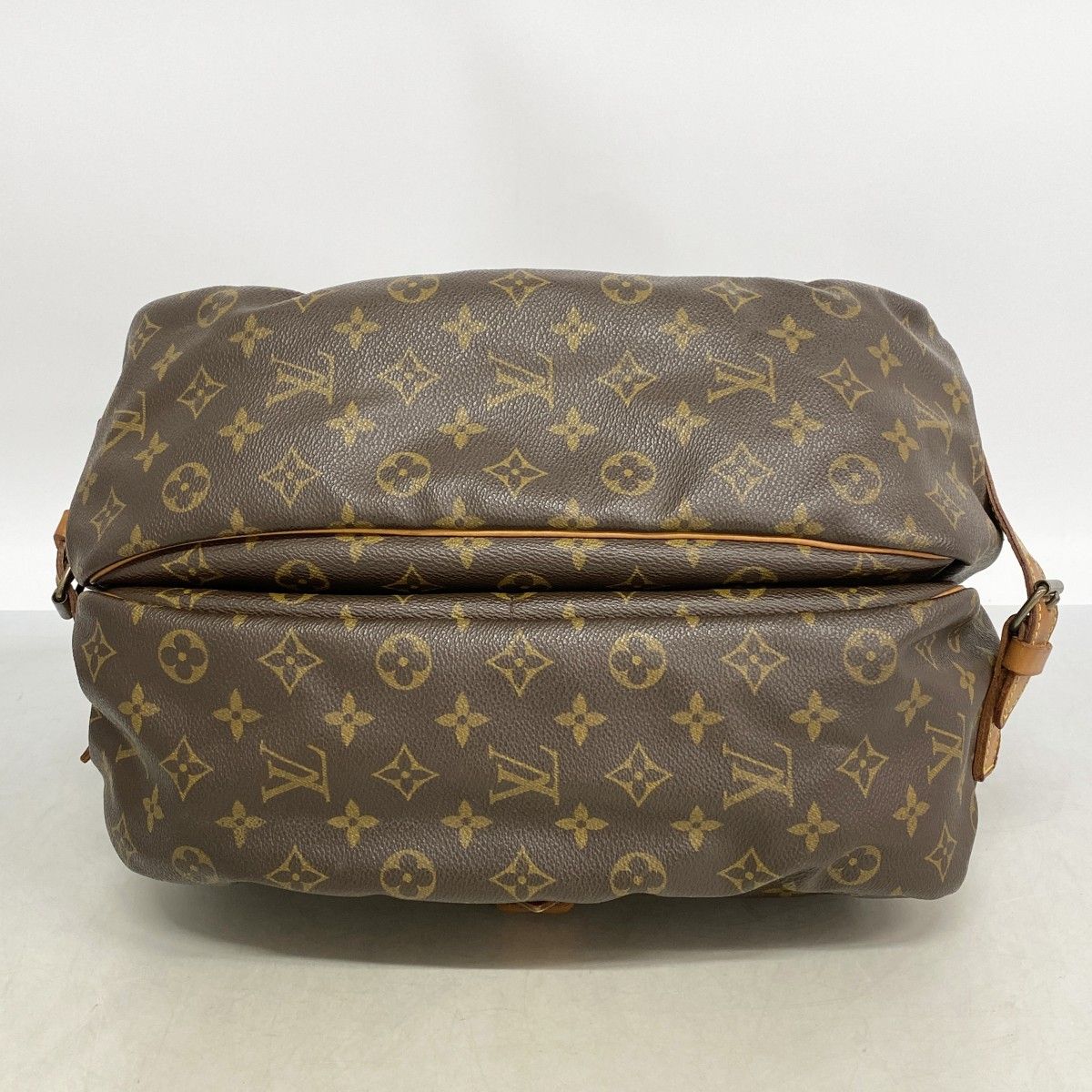 Louis Vuitton Shoulder Bag Monogram Saumur 35 Brown — view 3