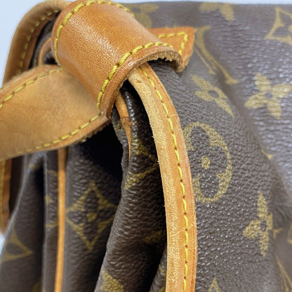 Louis Vuitton Shoulder Bag Monogram Saumur 35 Brown — view 7