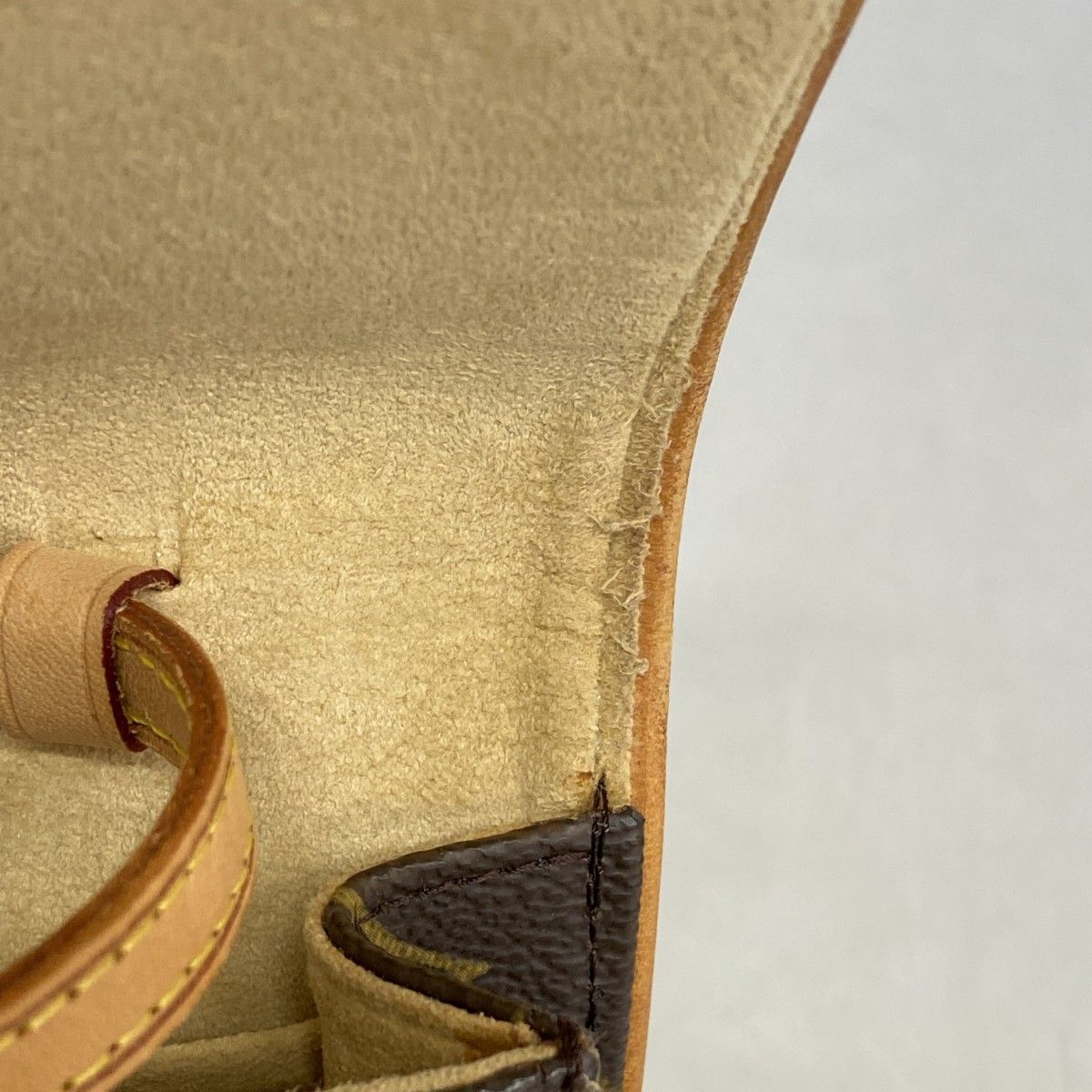 Louis Vuitton Shoulder Bag Monogram Pochette Twin GM Brown — view 8