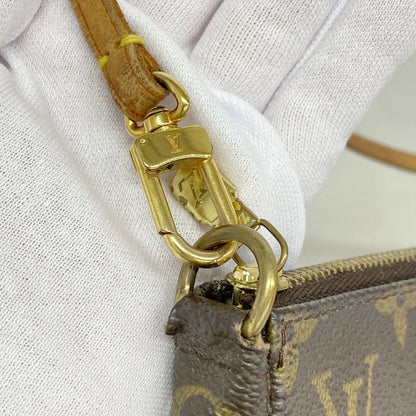Louis Vuitton Pouch Monogram Pochette Soir Brown — view 8