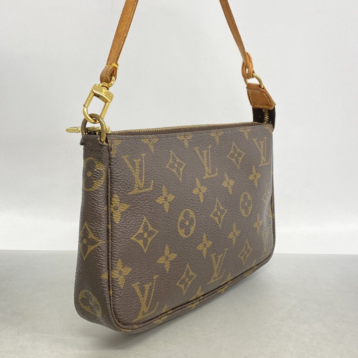 Louis Vuitton Pouch Monogram Pochette Soir Brown — view 2