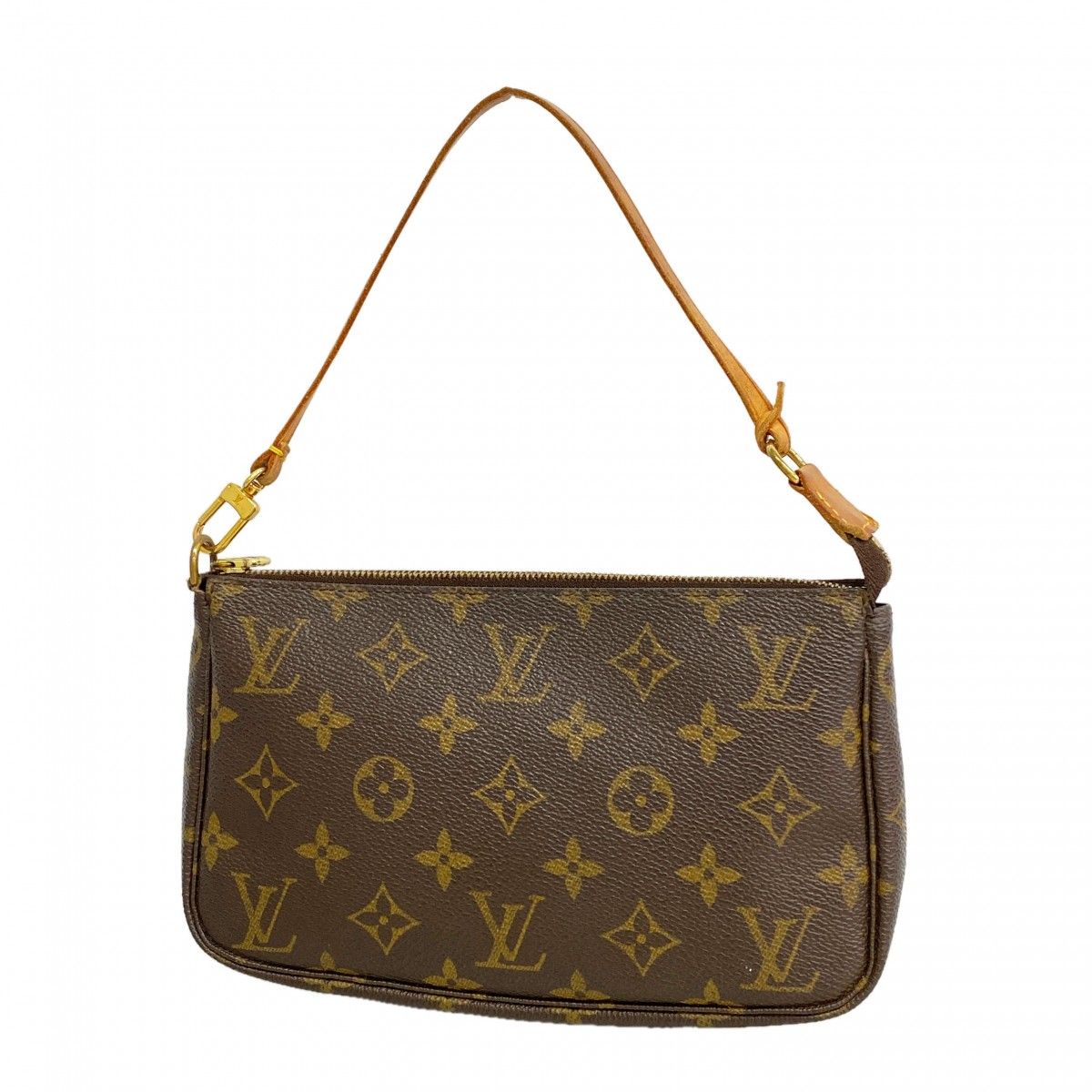 Louis Vuitton Pouch Monogram Pochette Soir Brown