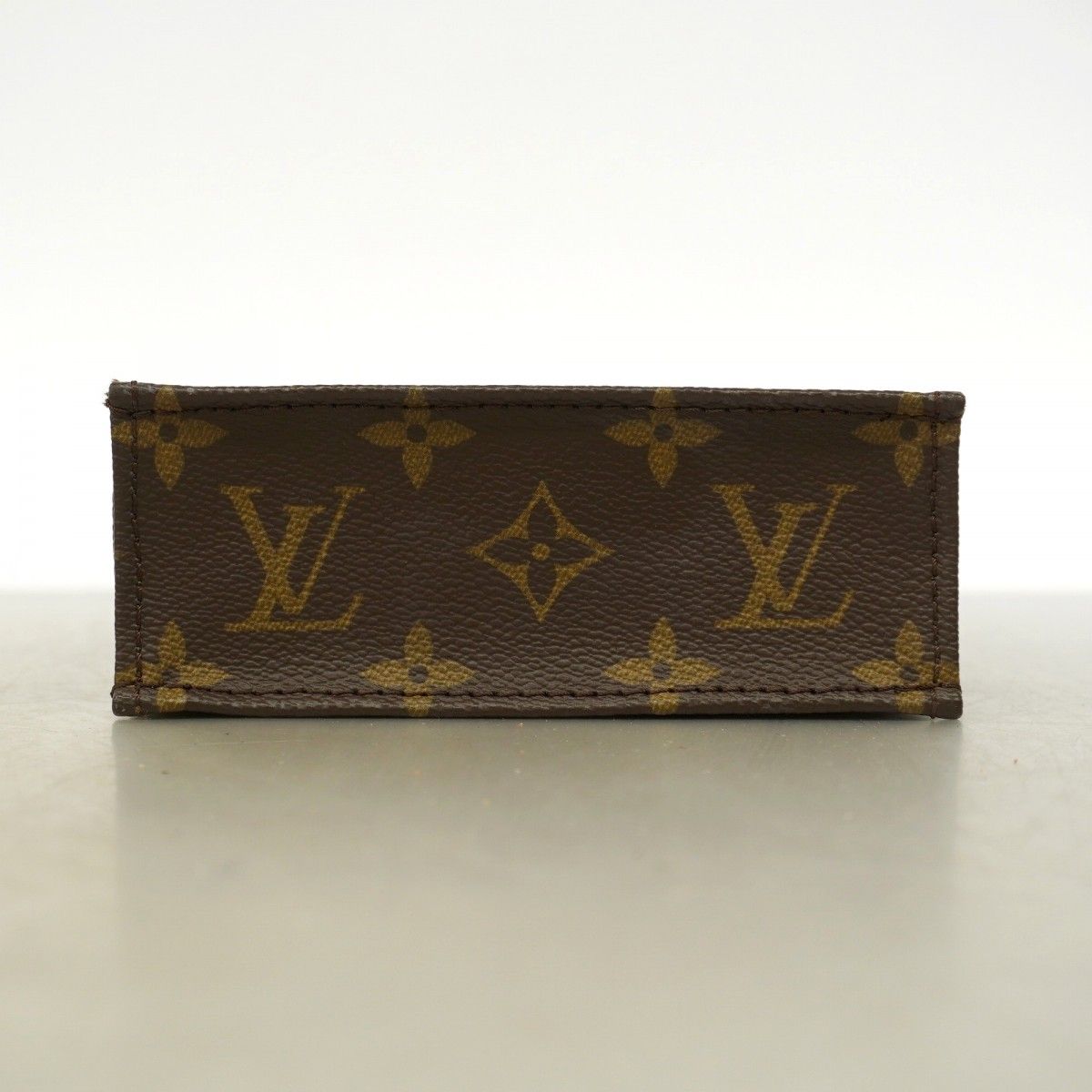 Louis Vuitton Handbag Monogram Petite Sac Plat Brown 2-Way — view 3