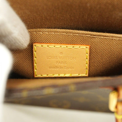 Louis Vuitton Handbag Monogram Petite Sac Plat Brown 2-Way — view 5