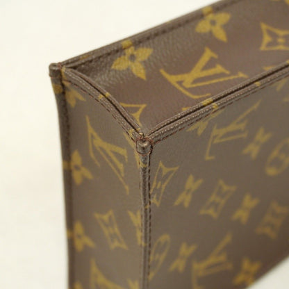 Louis Vuitton Handbag Monogram Petite Sac Plat Brown 2-Way — view 7