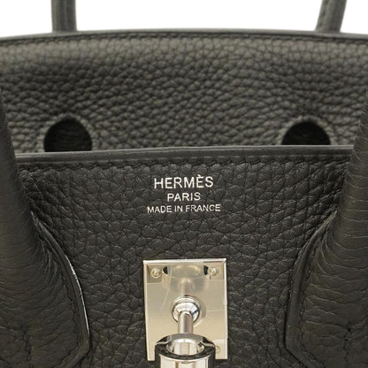 Hermes Handbag Birkin 25 Togo Black Silver — view 5