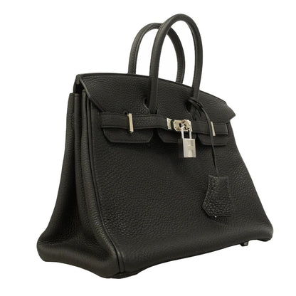 Hermes Handbag Birkin 25 Togo Black Silver — view 2