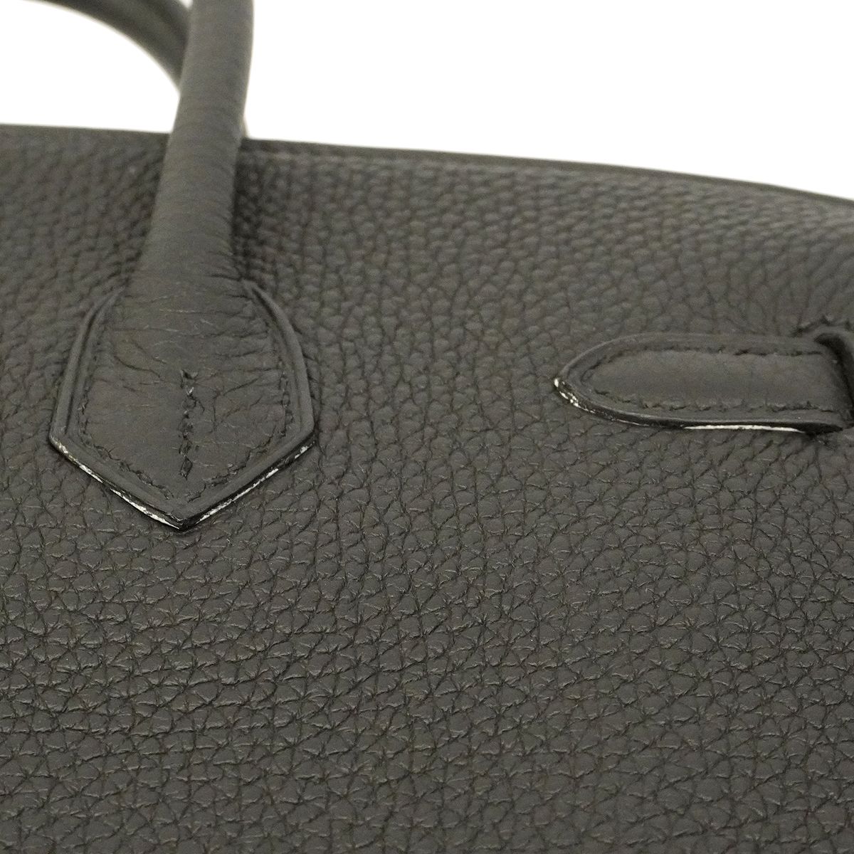 Hermes Handbag Birkin 25 Togo Black Silver — view 7