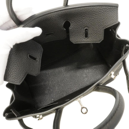 Hermes Handbag Birkin 25 Togo Black Silver — view 4
