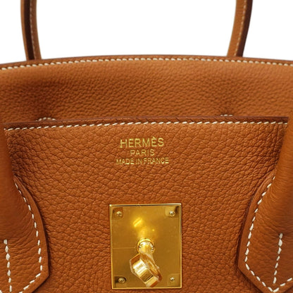 Hermes Handbag Birkin 35 Togo Gold — view 5