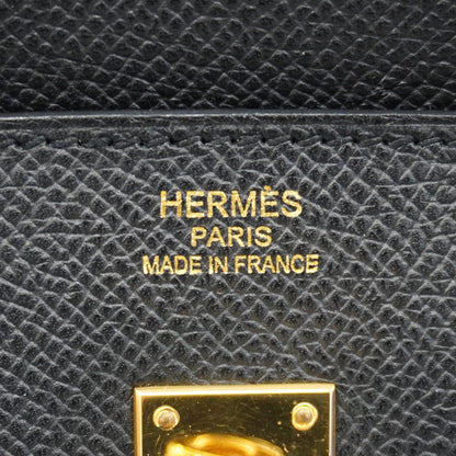 Hermes Handbag Birkin 25 Veau Epsom Black Gold — view 5
