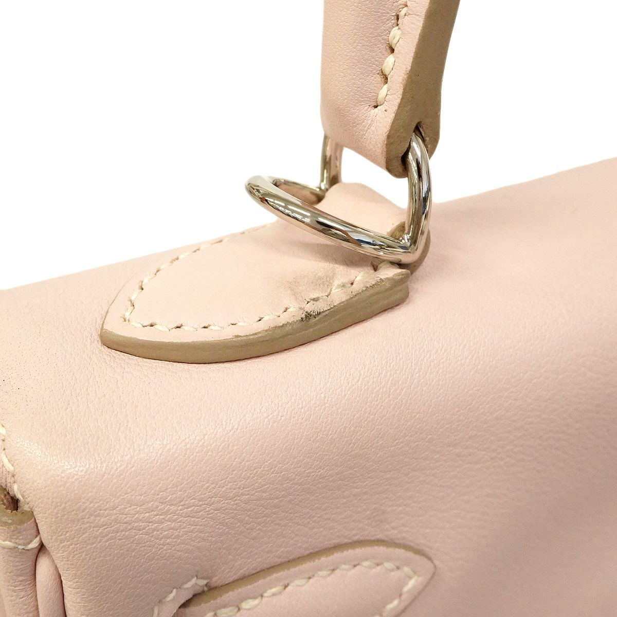 Hermes Handbag Kelly 25 Swift Silver 2-Way — view 6