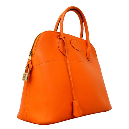 Hermes Handbag Bolide 35 Swift Orange Gold 2-Way — view 2