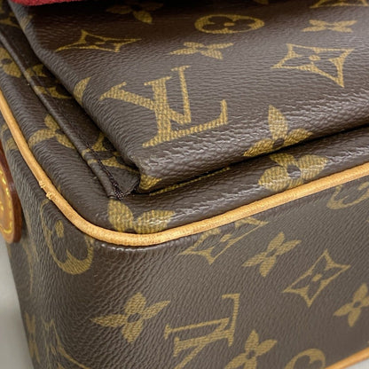 Louis Vuitton Shoulder Bag Monogram Viva Cite MM Brown — view 7