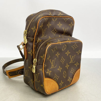 Louis Vuitton Shoulder Bag Monogram Amazon Brown — view 2