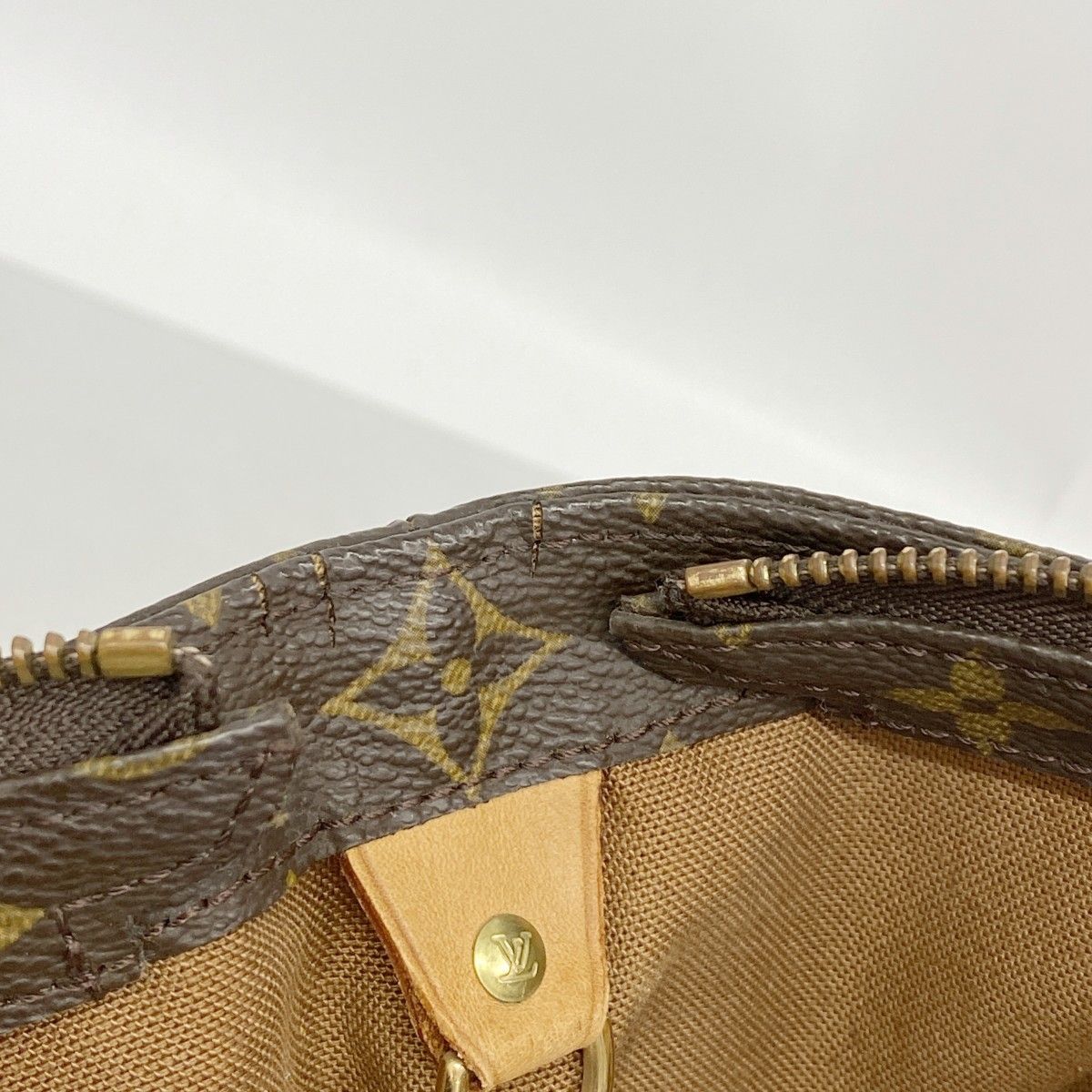 Louis Vuitton Tote Monogram Cabas Mezzo Brown — view 7