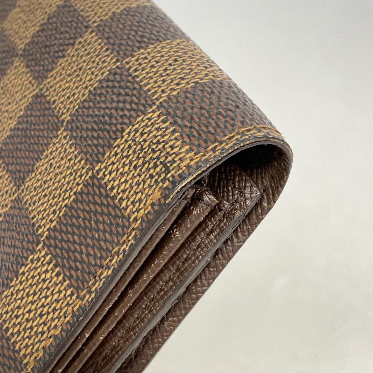 Louis Vuitton Wallet Damier Portomonecles Di Ebenuladies — view 5