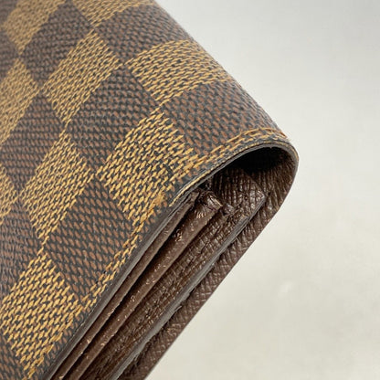Louis Vuitton Wallet Damier Portomonecles Di Ebenuladies — view 5
