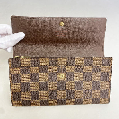 Louis Vuitton Wallet Damier Portomonecles Di Ebenuladies — view 8