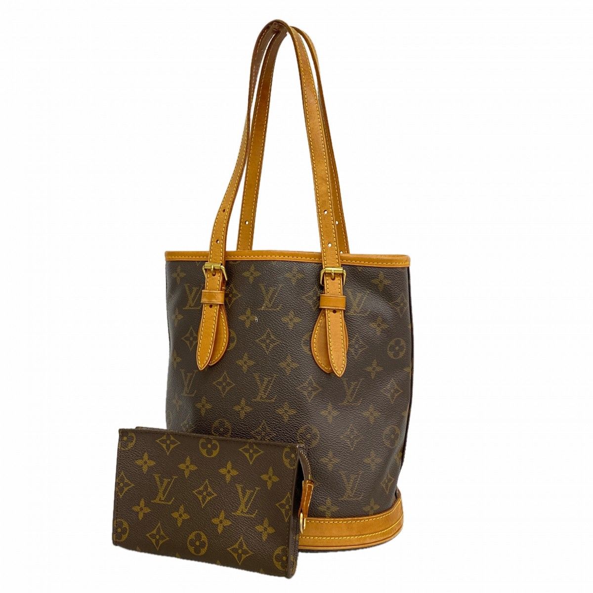 Louis Vuitton Tote Monogram Bucket PM Brown
