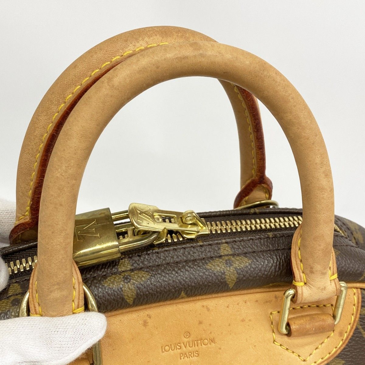Louis Vuitton Handbag Monogram Trouville Brown — view 7