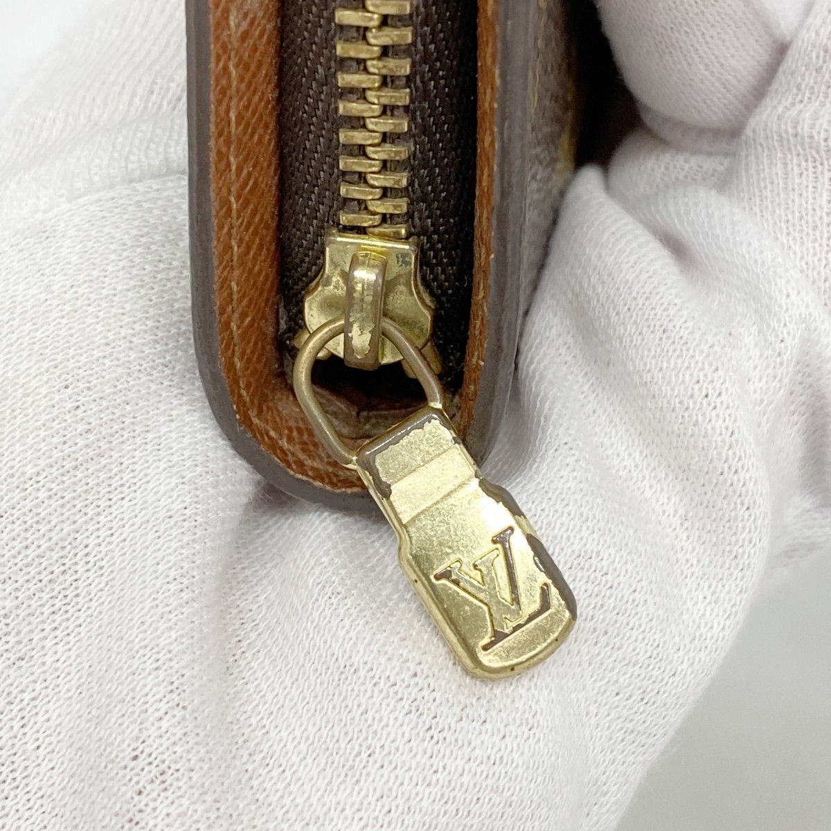 Louis Vuitton Wallet Monogram Porte-Monnaie Gip Brown — view 7