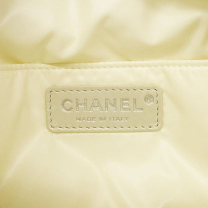 Chanel Backpack Nylon White Silver — view 5