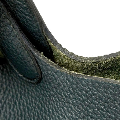 Hermes Handbag Picotin Lock PM Taurillon Clemence Vert Gold — view 6