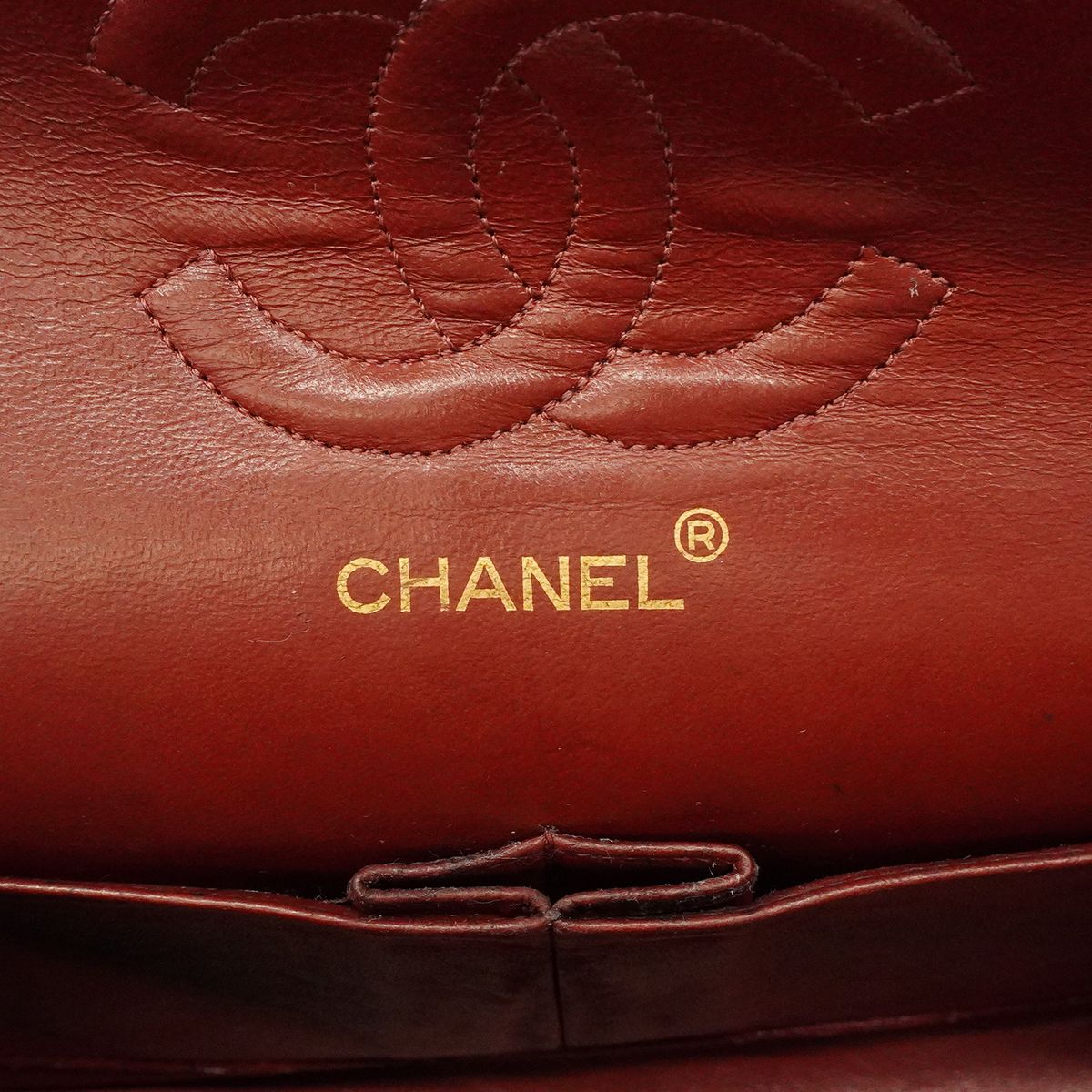Chanel Shoulder Bag Quilted Lambskin Black Gold — view 5
