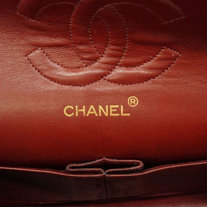 Chanel Shoulder Bag Quilted Lambskin Black Gold — view 5