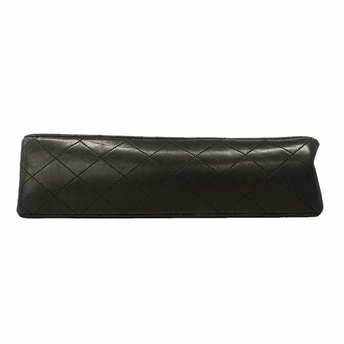 Chanel Shoulder Bag Quilted Lambskin Black Gold — view 3